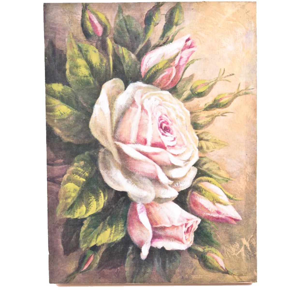 Gemälde " Rosenbouquet", handgemalt auf Leinwand mit Keilrahmen