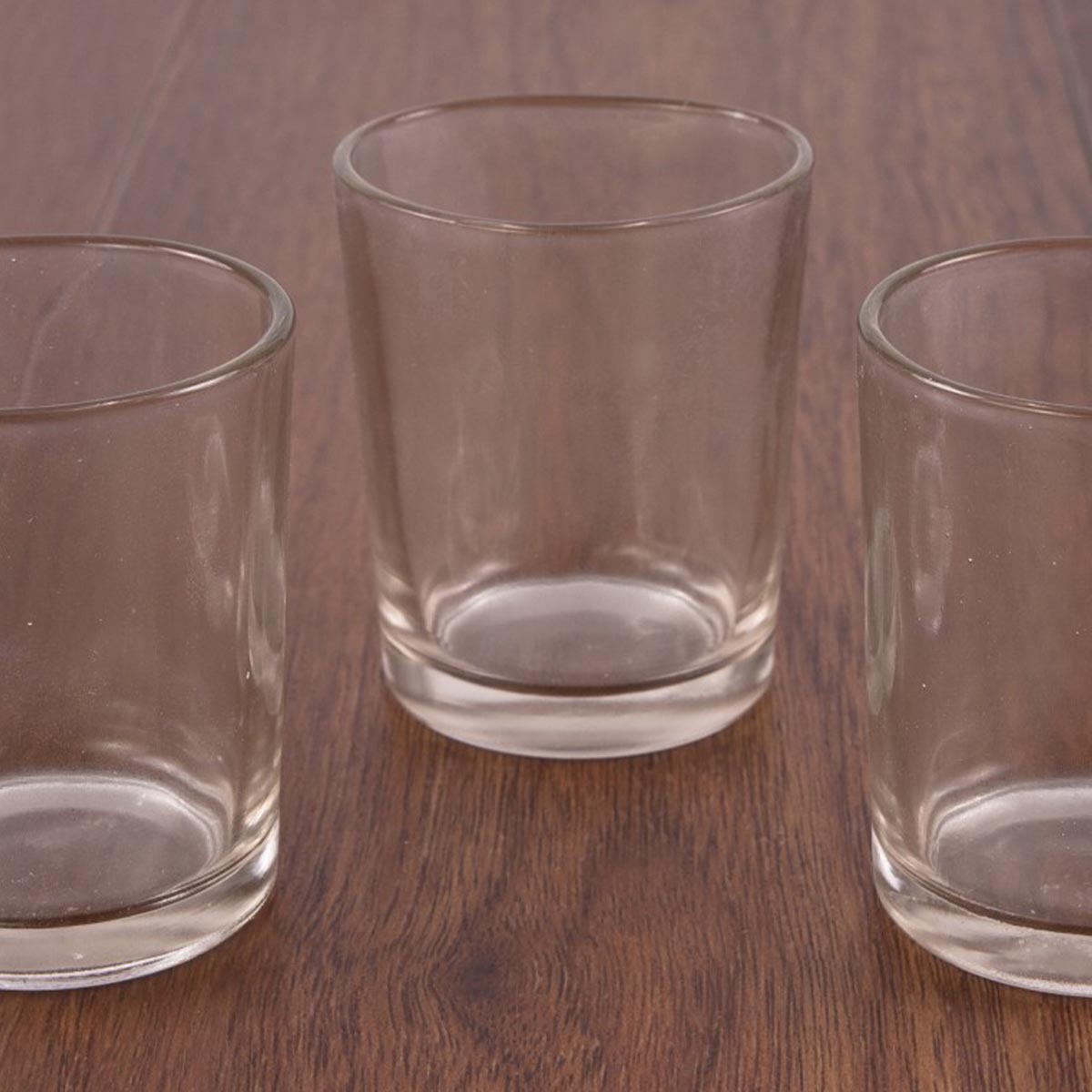 Windlichterset "Summerbreeze", resedafarben, Resin mit Glaseinsätzen 3tlg.