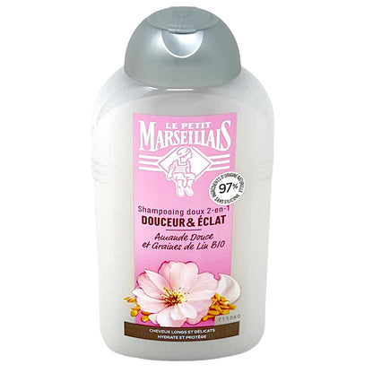 Le Petit Marseillais Shampoo mit Flachs und Mandelmilch 250 ml
