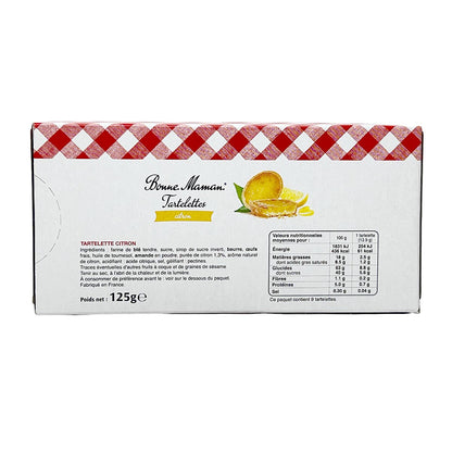 Bonne Maman Zitronentörtchen - Einzelportionen, perfekt für unterwegs, 125g