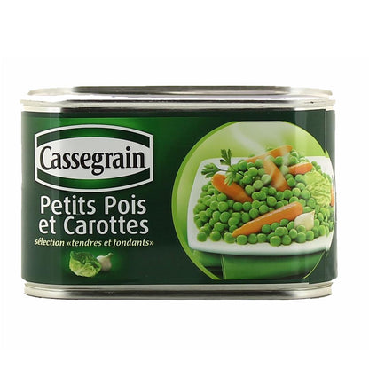 Cassegrain Erbsen und Karotten (Petits Pois et Carottes) - Frische Gemüsemischung
