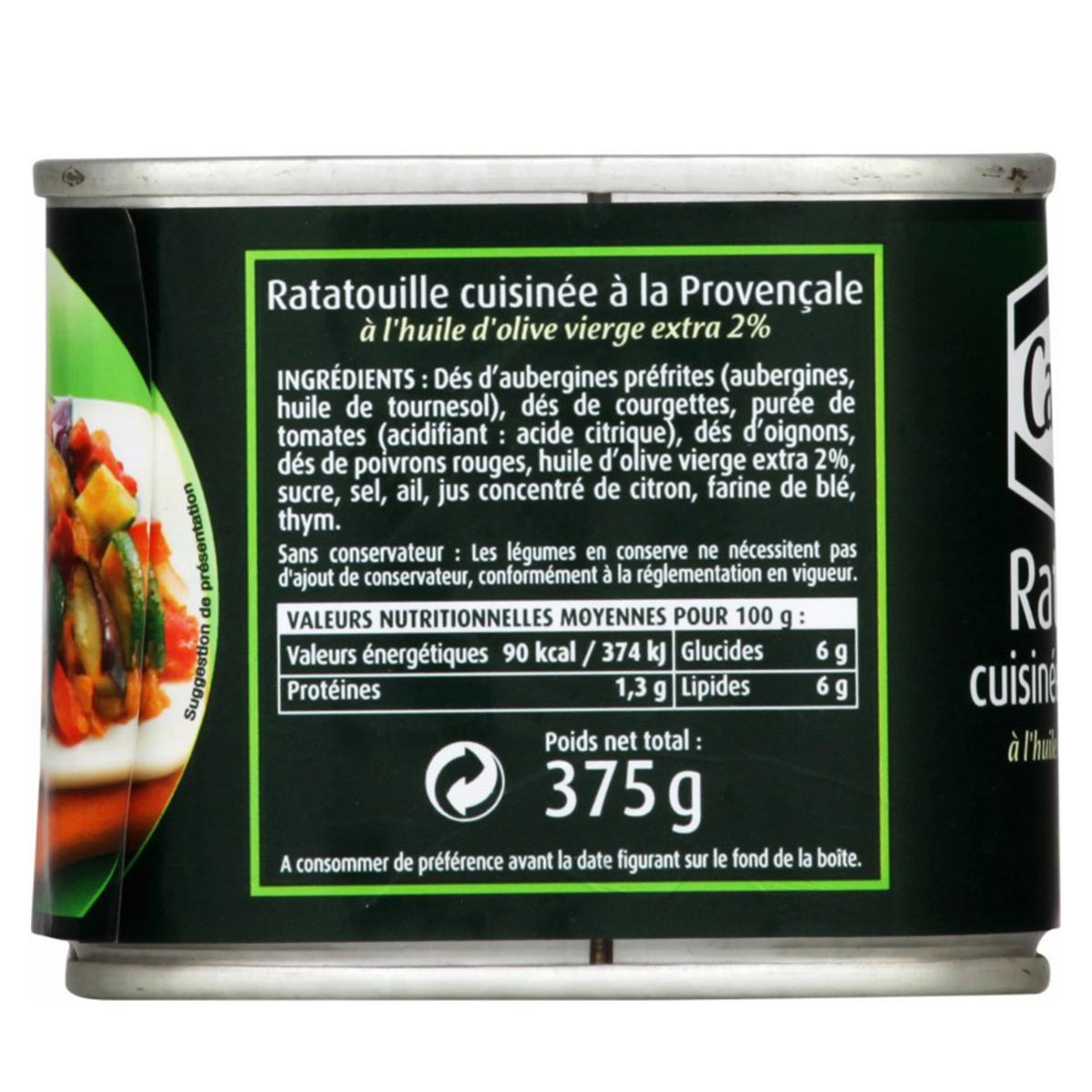 Cassegrain Ratatouille Cuisinée à la Provençale - Authentischer Geschmack