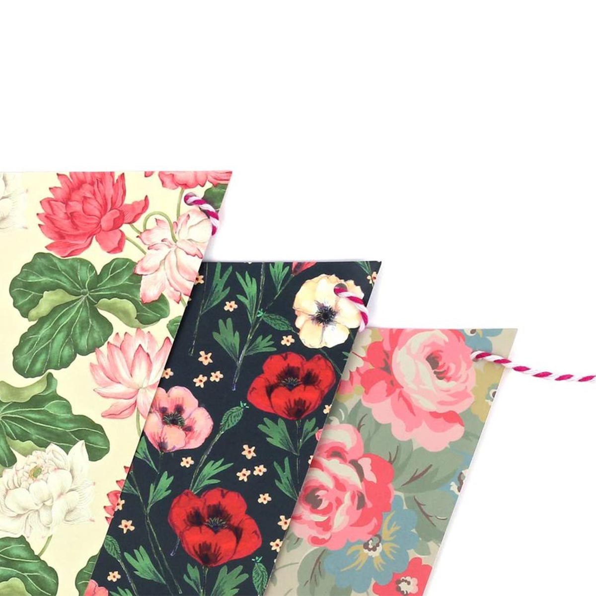 DOIY DESIGN Party Flags FLORAL, Party Flaggen Geburtstage 15m, 20x12cm