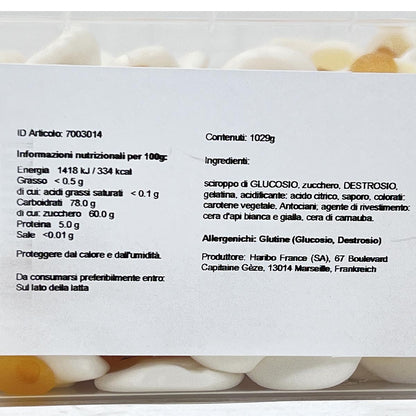 Haribo Oeufs au Plat Spiegeleier Soft Kaubonbons in der widerverschließbaren Box