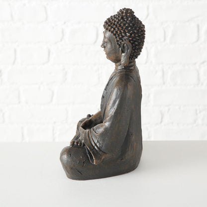 FeineHeimat Buddha Figur sitzend in Meditation 30 cm - Harmonische Gartendekoration