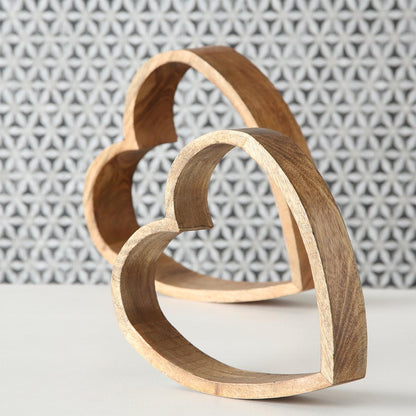 2er-Set Dekoherzen in versch. Größen, wunderschöne Dekoration für alle Bereiche