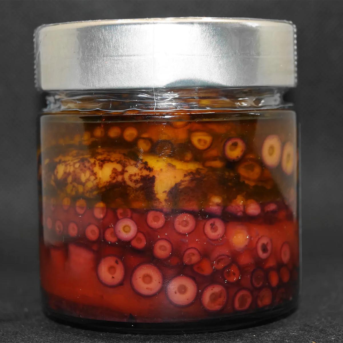 Conservas La Receta Großer Oktopus Stücke in Nativem Olivenöl Extra