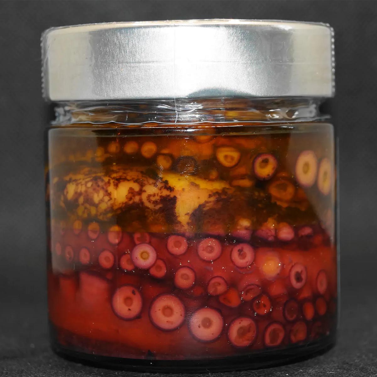 Conservas La Receta Großer Oktopus Stücke in Nativem Olivenöl Extra