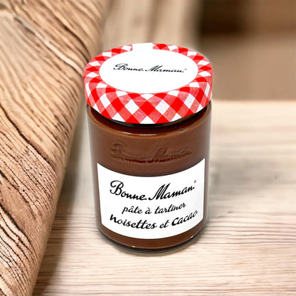 Bonne Maman Schokoladenaufstrich, Haselnüsse & Kakao, 360g Glas, aus Frankreich