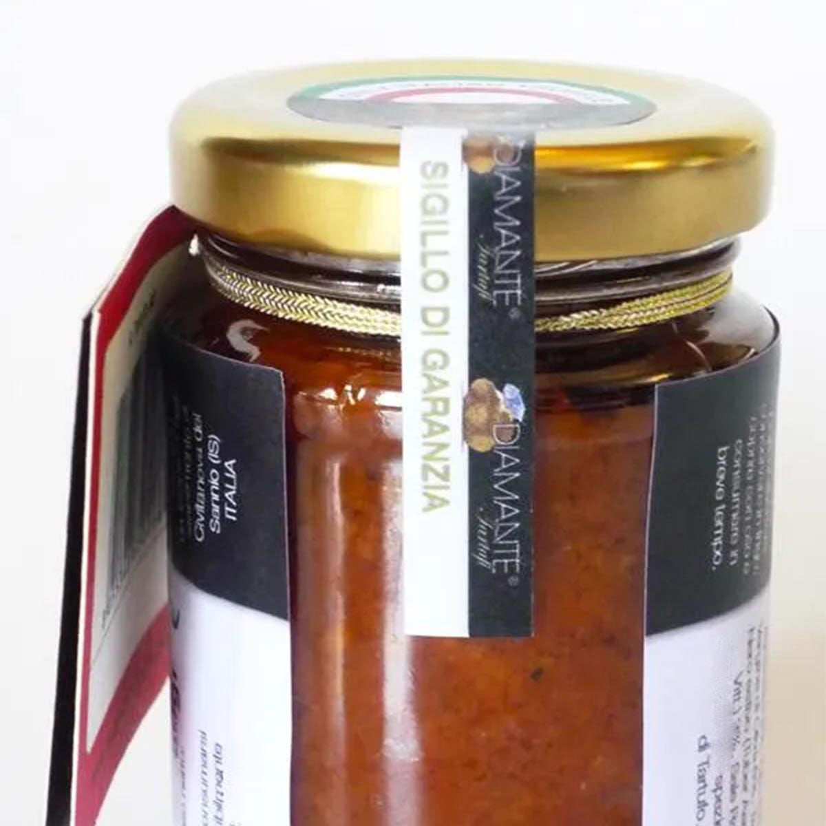 DIAMANTE TARTUFI Rosso Tartufo - Italienische Tomatensauce mit Trüffel, 130g, Luxus für Gourmets