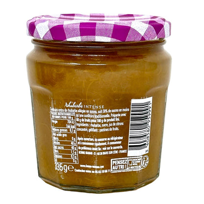 Bonne Maman Rhabarbermarmelade Rhabarber Konfitüre Marmelade süßer Brotaufstrich Frühstück Fruchtaufstrich französische Konfitüre Bonne Maman Bonne Maman Produkte