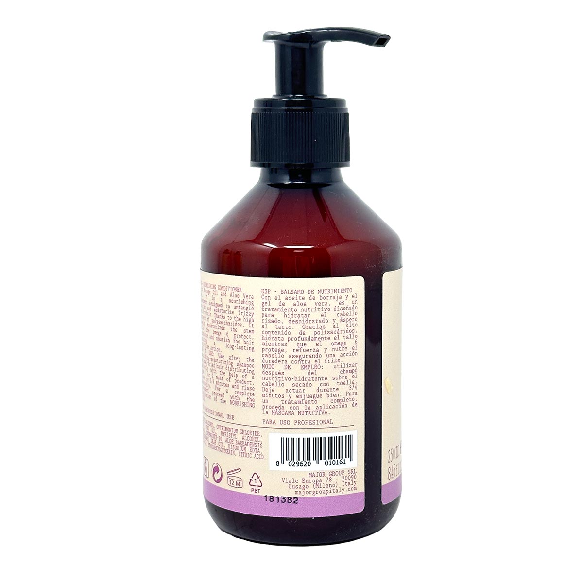 COSMO ORGANIC Conditioner für krauses dehydriertes Haar aus Italien 250ml