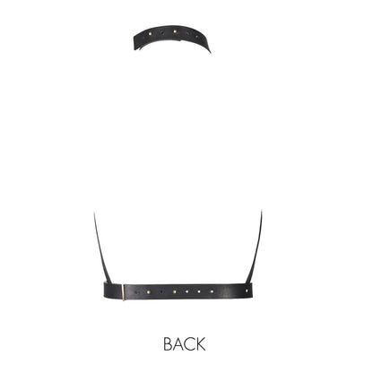 Bijoux Indiscrets H Harness: Elegantes schwarzes veganes Body Harness aus Spanien