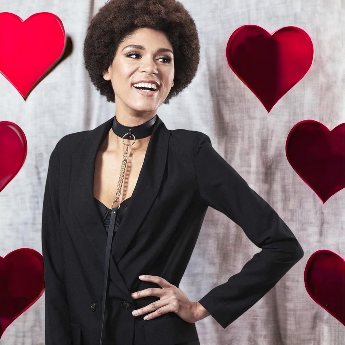 Bijoux Indiscrets Wide Choker Black: Luxuriöses Halsband und Leine aus Spanien