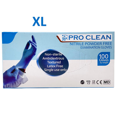 ProClean Nitril Handschuhe verschiedene Größen XS-XL 100 Stck. TÜV EN ISO 13485