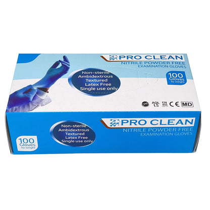 ProClean Nitril Handschuhe verschiedene Größen XS-XL 100 Stck. TÜV EN ISO 13485