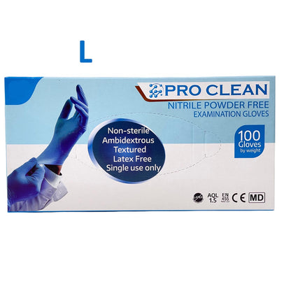 ProClean Nitril Handschuhe verschiedene Größen XS-XL 100 Stck. TÜV EN ISO 13485
