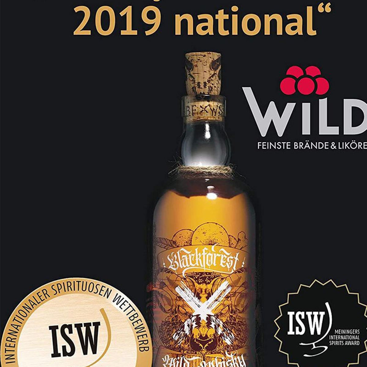 Wild feinste Brände & Liköre Blackforest Wild Whisky Sherry Cask 42% vol. 0,2L