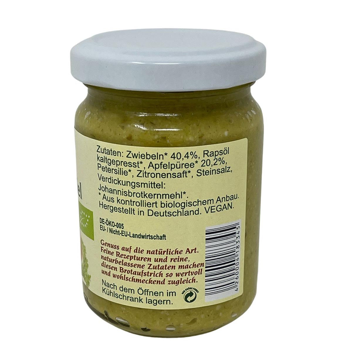 CHIRON Naturdelikatessen Bio Zwiebel-Apfel Brotaufstrich kbA 140 g