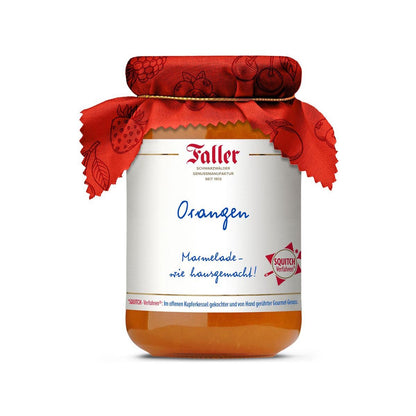 Fruchtaufstriche aus dem Schwarzwald Faller Orangen Marmelade extra wie hausgemacht! mit 60% Frucht 330 Gramm
