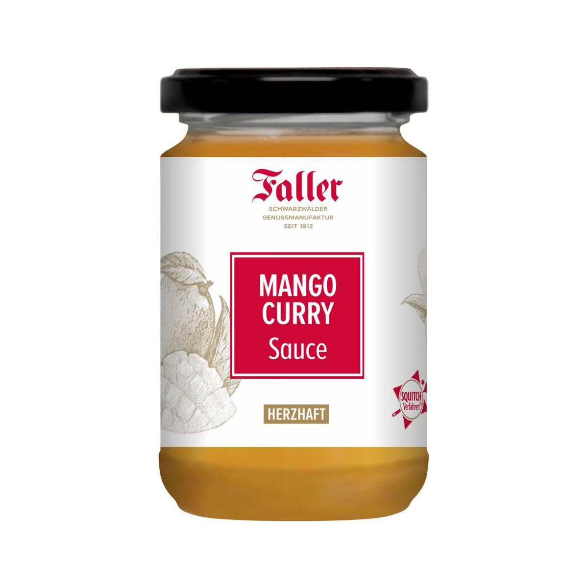 Faller Mango Curry Sauce - Exotischer Genuss aus dem Schwarzwald (260 ml)
