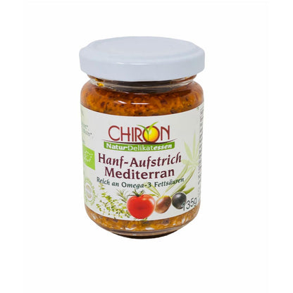 *MHD 14.03.2024* CHIRON Naturdelikatessen Bio Hanf-Aufstrich Mediterran kbA 135 g