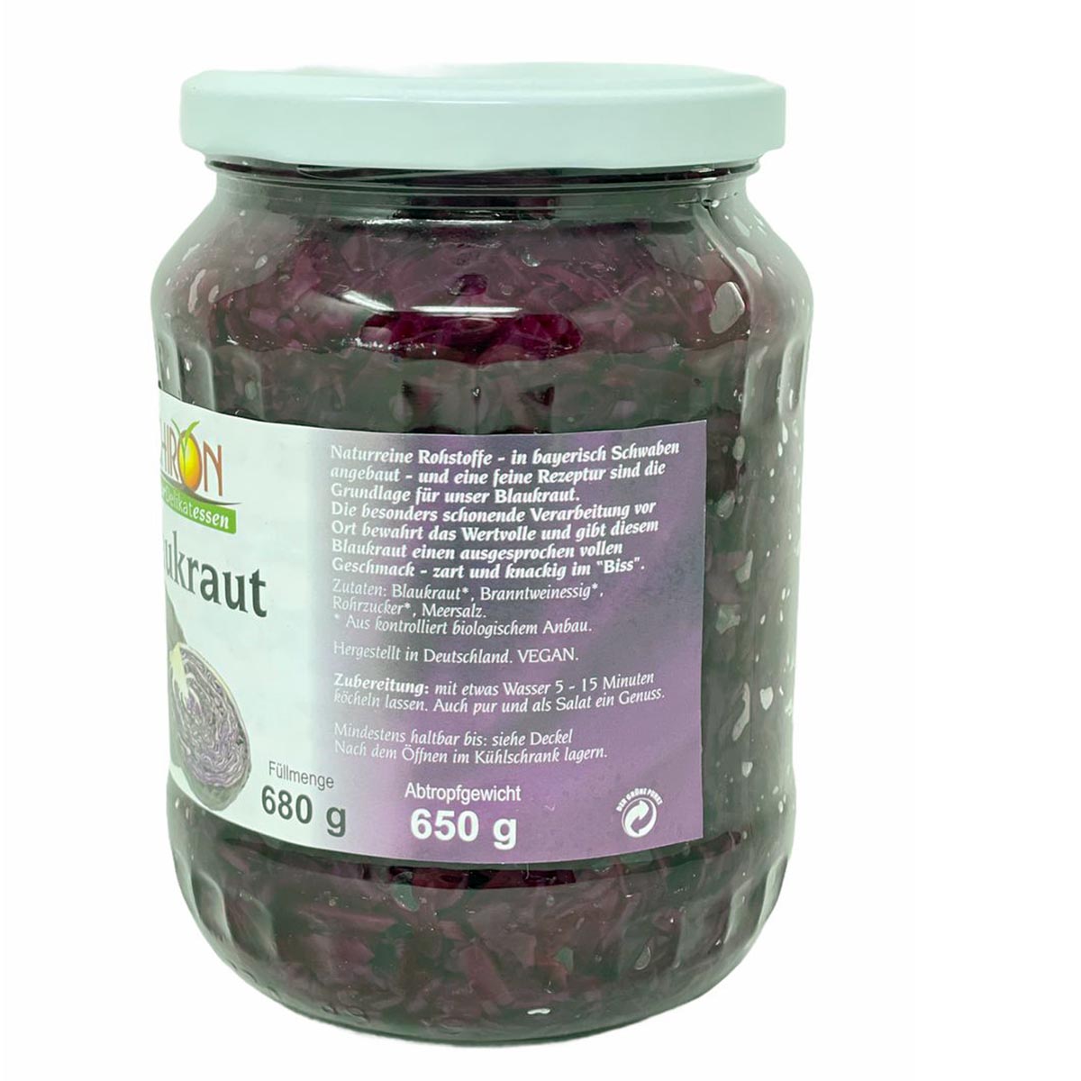 CHIRON Bio Blaukraut - Traditioneller Genuss aus kontrolliert biologischem Anbau