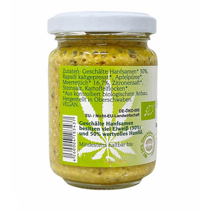 *MHD 19.04.2024* CHIRON Naturdelikatessen Bio Hanf-Aufstrich Meerrettich-Apfel kbA 135 g