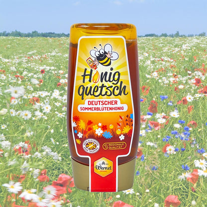 Honig Wernet Traditionsimker Honigquetsch - deutscher Sommerblütenhonig 350 Gramm