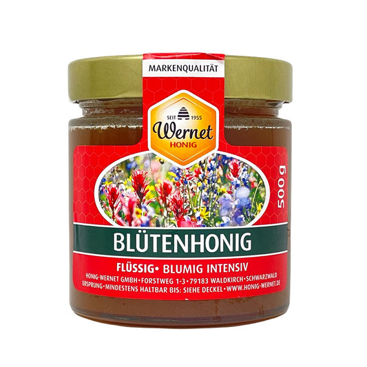 Honig Wernet Traditionsimker im Schwarzwald Blütenhonig im 500 g Glas