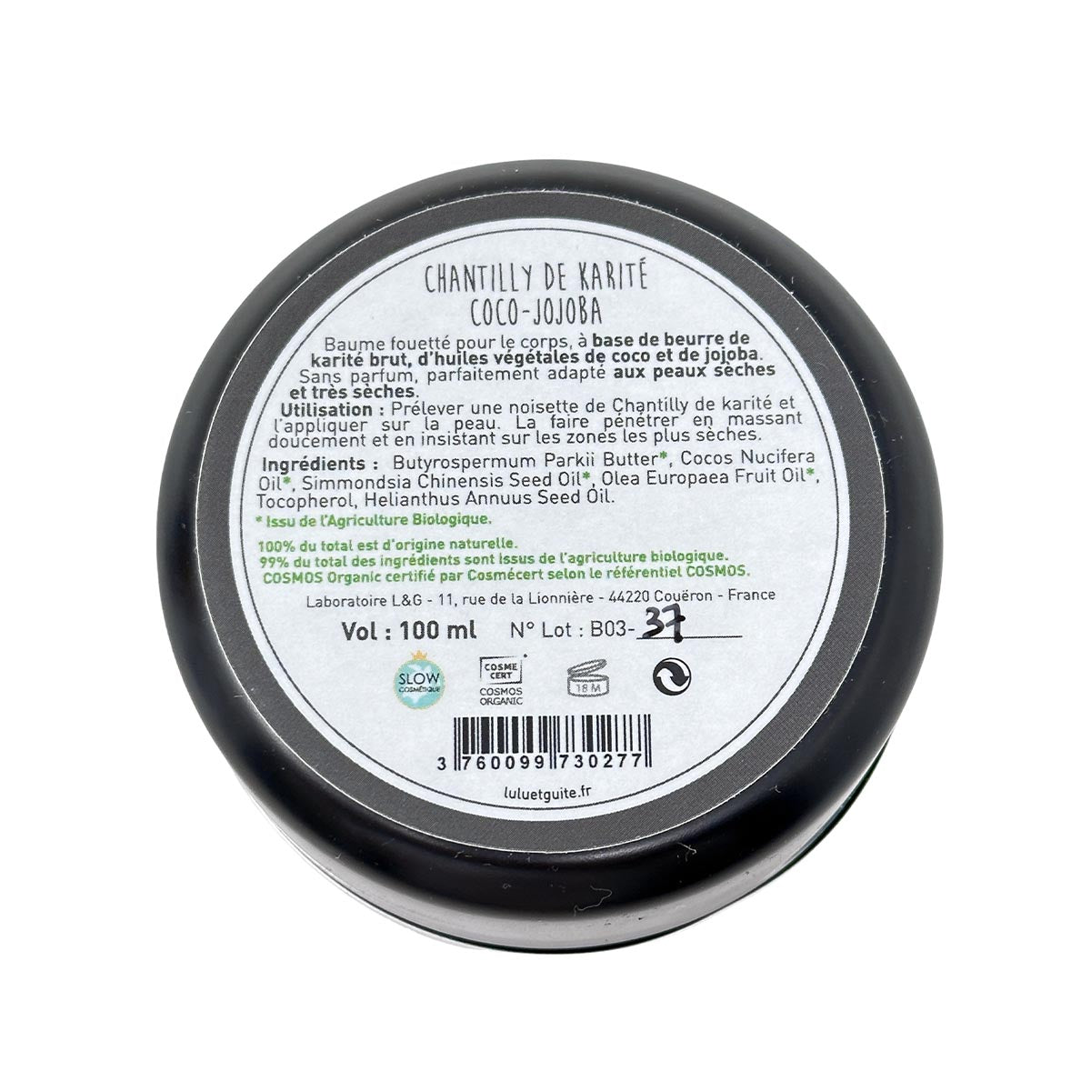 Laboratoire L&G Bio-Körperschaum Coco-Jojoba 100 ml aus Frankreich (vegan)