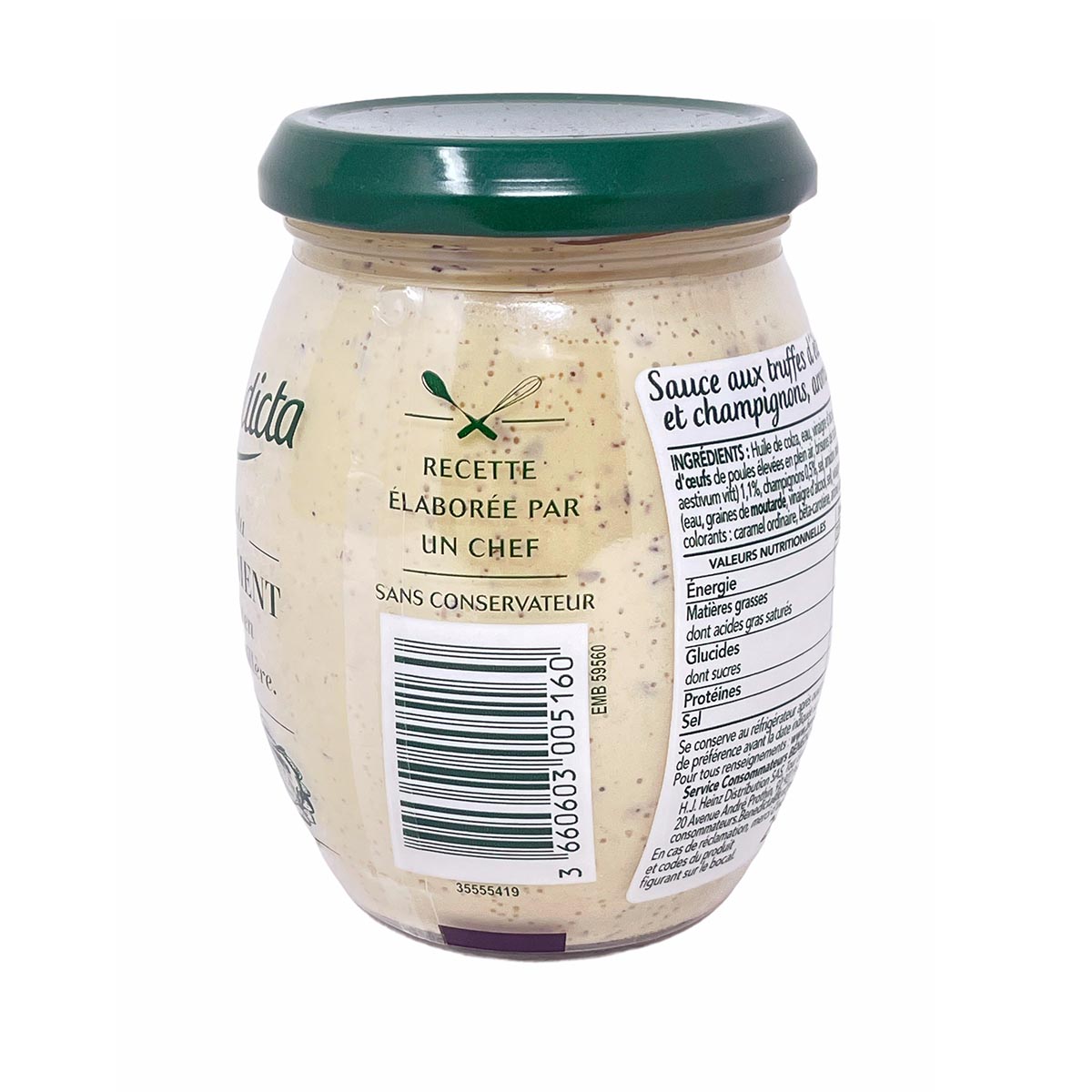 Bénédicta Sauce Gourmet Truffe d'été (260g) - Sommertrüffelsauce für Luxusgeschmack