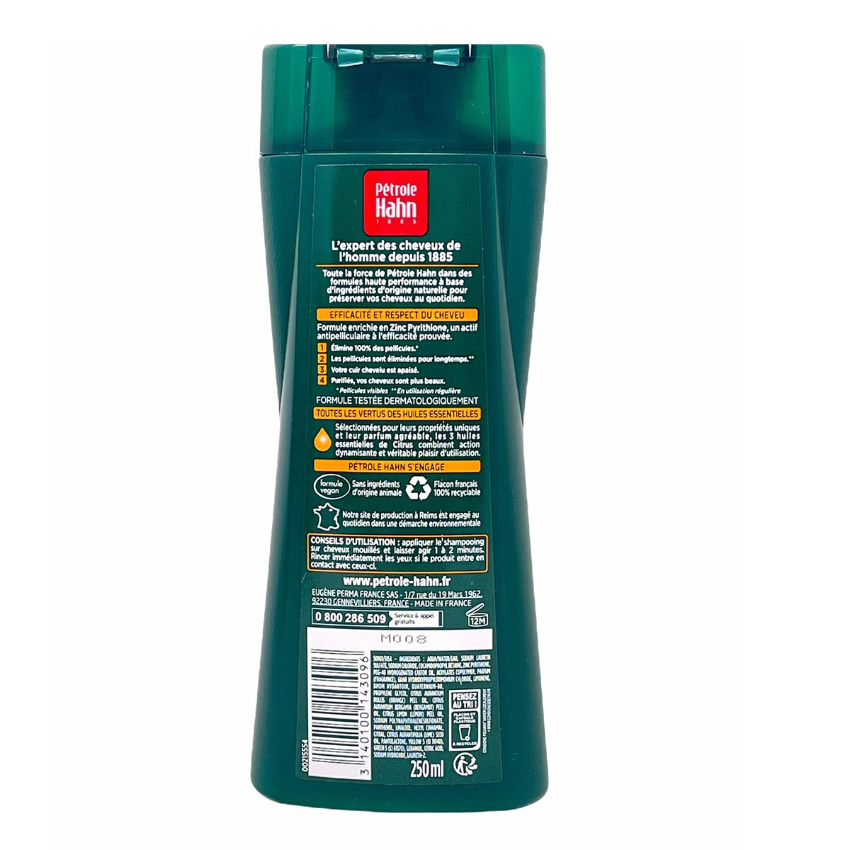 Pétrole Hahn Anti Schuppen Shampoo Anti Pelliculaire Classique 2 x  250 ml