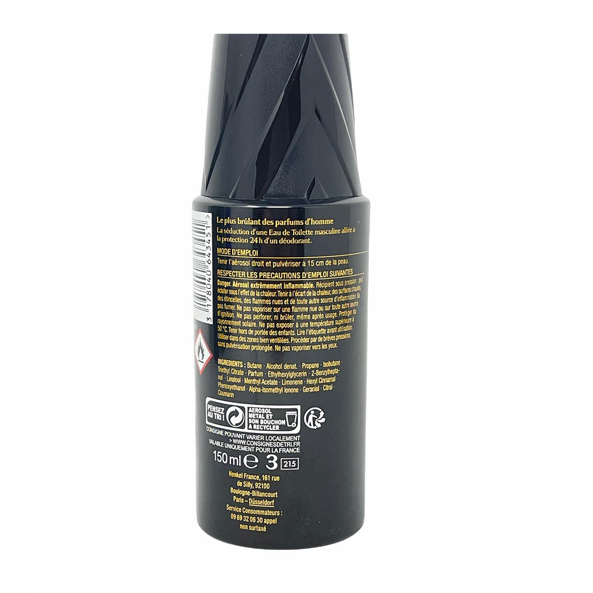 SCORPIO Noir Absolu Déodorant protection 24h Deo Spray 150 ml