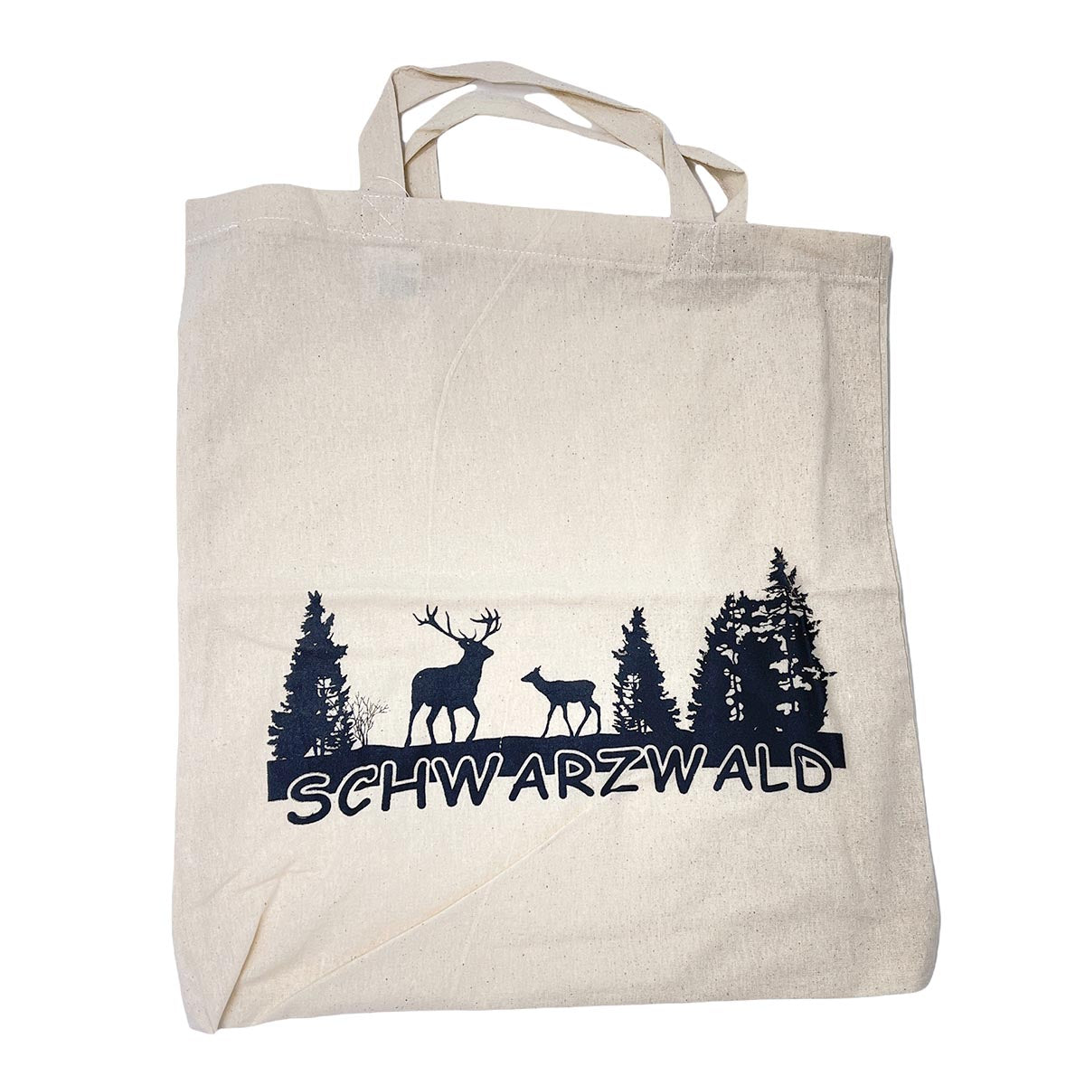 Authentische Schwarzwald Baumwolltasche: 100% Baumwolle, 38x42 cm, FeineHeimat