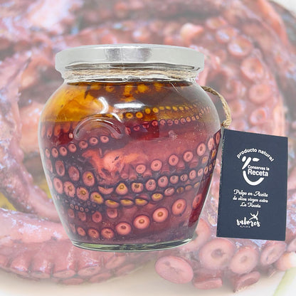 Conservas La Receta Großer Oktopus in Nativem Olivenöl Extra: Authentischer Genuss
