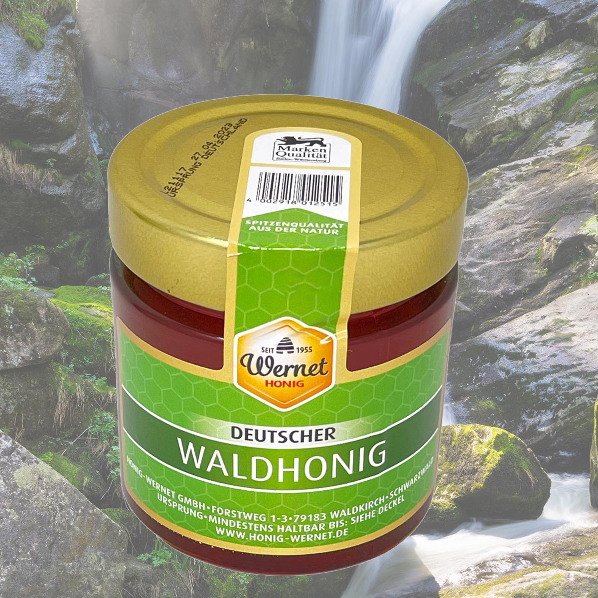 Honig Wernet Traditionsimker im Schwarzwald Deutscher Waldhonig im 500g Glas