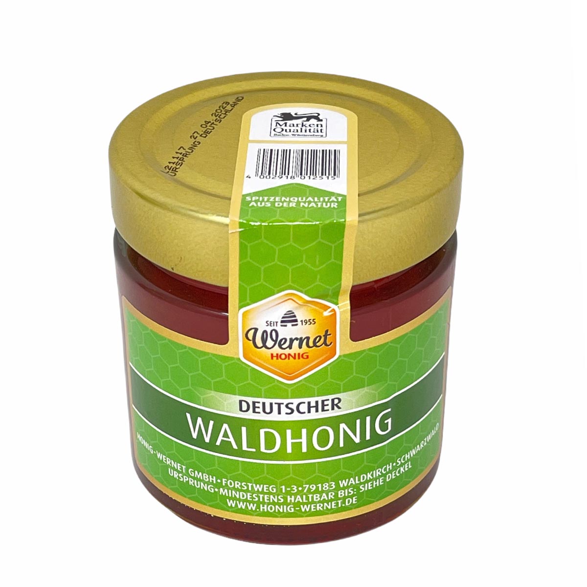 Honig Wernet Traditionsimker im Schwarzwald Deutscher Waldhonig im 500g Glas