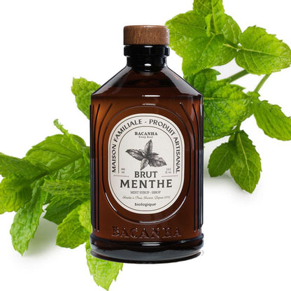 Bacanha Bio Minz Sirup - Erfrischender Genuss, ideal für Cocktails und Sommerdrinks!