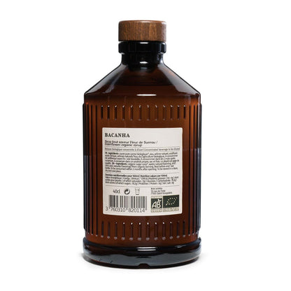 Bacanha Sirop: Bio Holunderblüten Sirup - 400 ml französisches Bio-Produkt