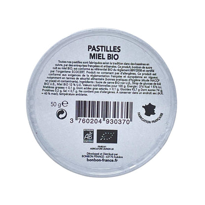 Saint-Ange Bio-Honig-Pastillen – Handgefertigte Pastillen aus Frankreich, 50g