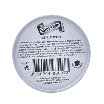 Saint-Ange Anis-Pastillen – Handgefertigte Anis-Pastillen aus Frankreich, 50g