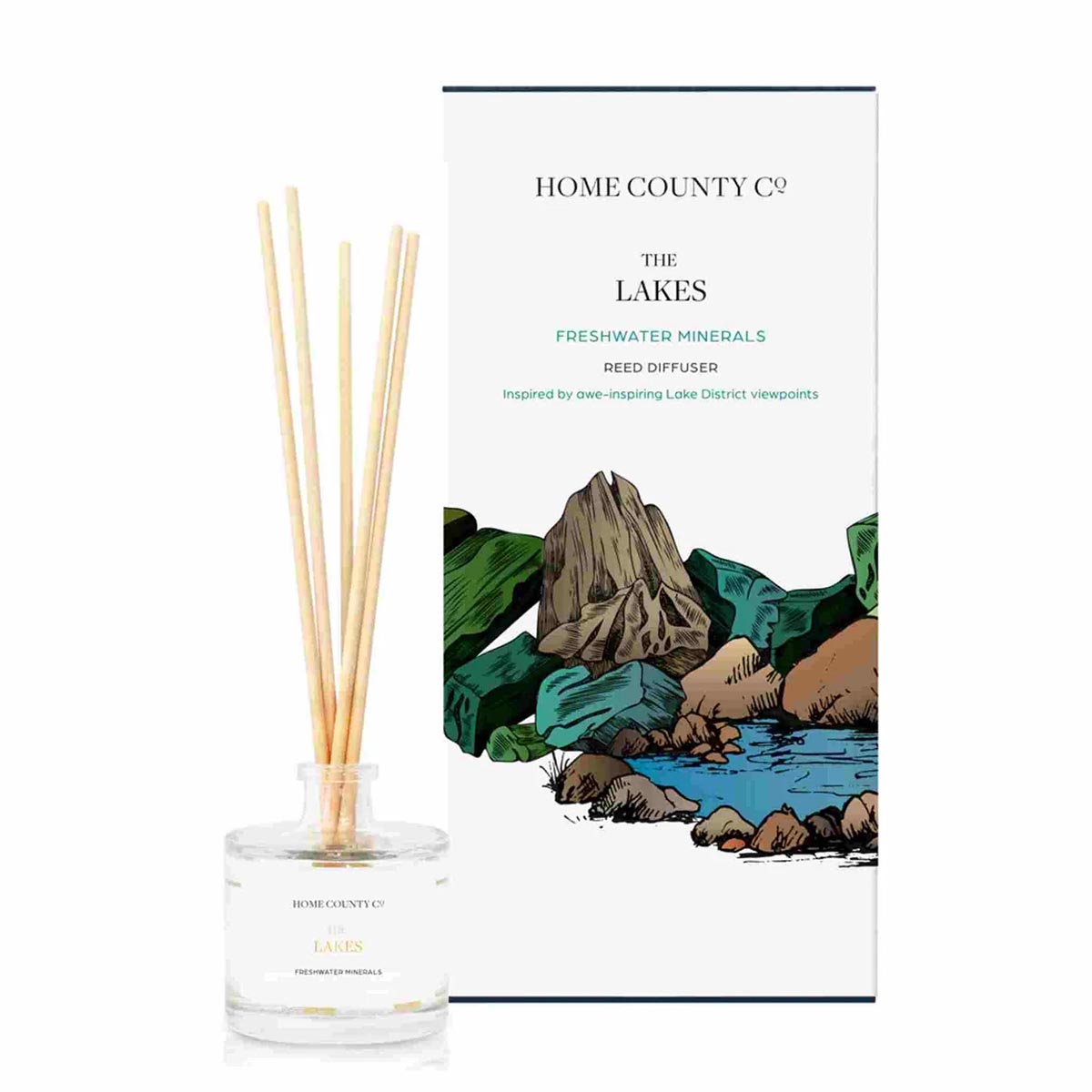 Home County Candle Luxus Raumduft-Diffusor Raumduft verschiedene Duftnoten 100ml aus England