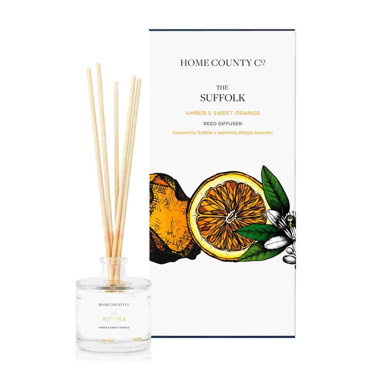 Home County Candle Luxus Raumduft-Diffusor Raumduft verschiedene Duftnoten 100ml aus England