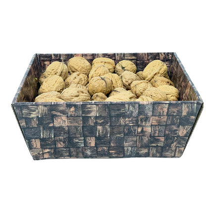 FeineHeimat Grenobler Walnüsse in der Schale getrocknet 1KG im Geschenkkorb