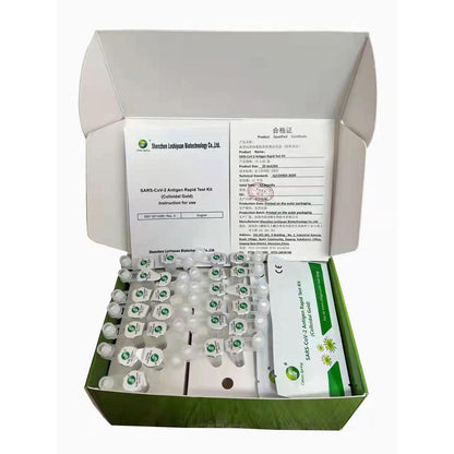 GREEN SPRING Antigen Profi Schnelltest 4 in 1 (Lolly-Test, Nasal, Nase-Rachen, Rachen) 25 Stck.