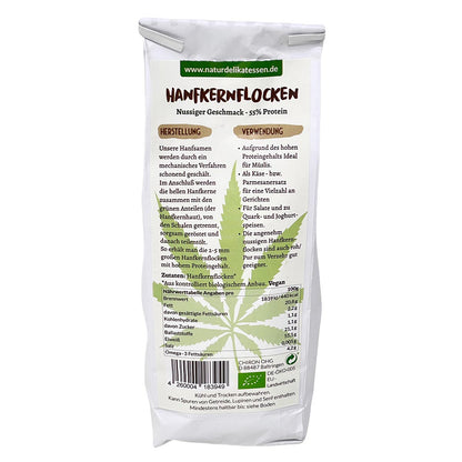 *MHD 21.03.2024* CHIRON Naturdelikatessen Bio Hanf Kernflocken kbA 300g Beutel