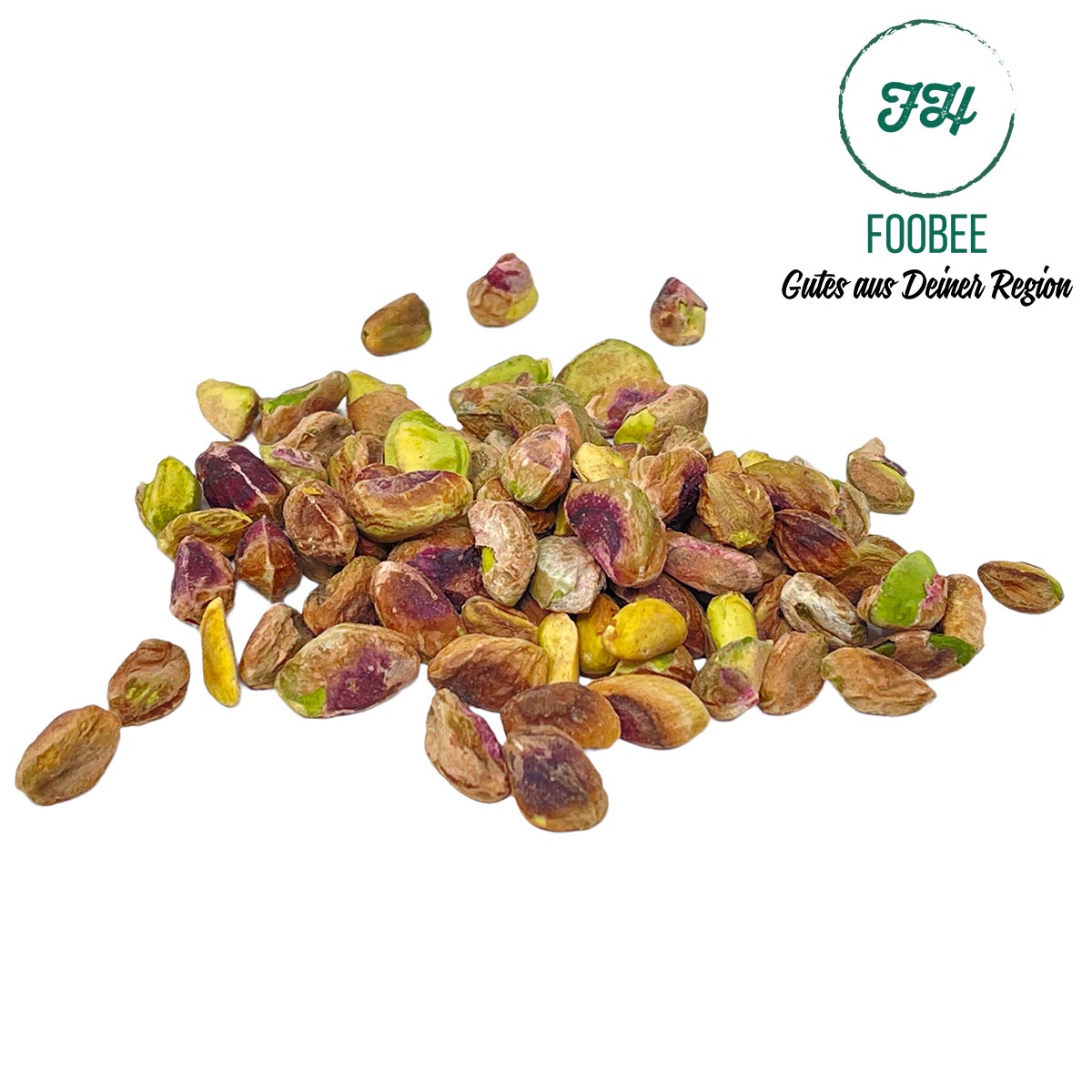 FooBee Pistazien Kerne geschält mit Haut ungesalzen 150 Gramm