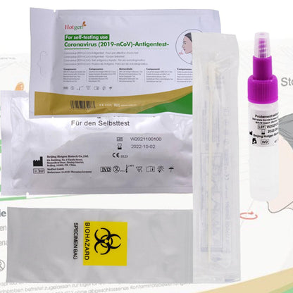 HOTGEN Laien Nasal Selbst Test  für Privat, Firmen, Vereine und Behörden