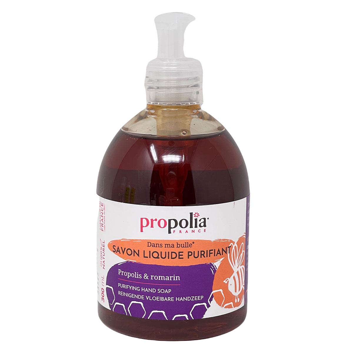 propolia FRANCE Savon liquide mains purifiant Propolis et Romarin - Flüssigseife mit Propolis und Rosmarin